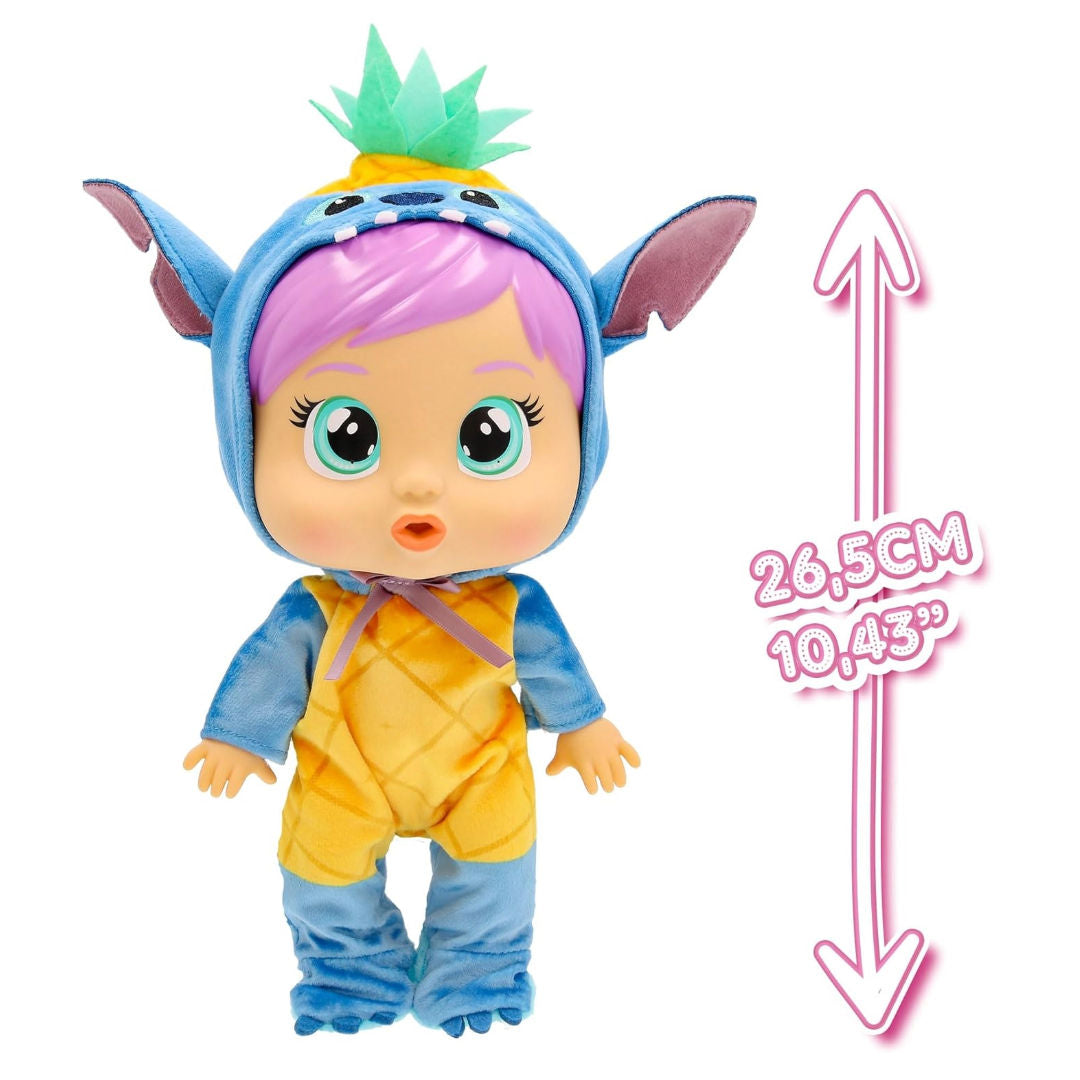 Cry Babies Disney Lilo & Stitch Loving Care Stitch Baby Doll, For Age 18+ Months