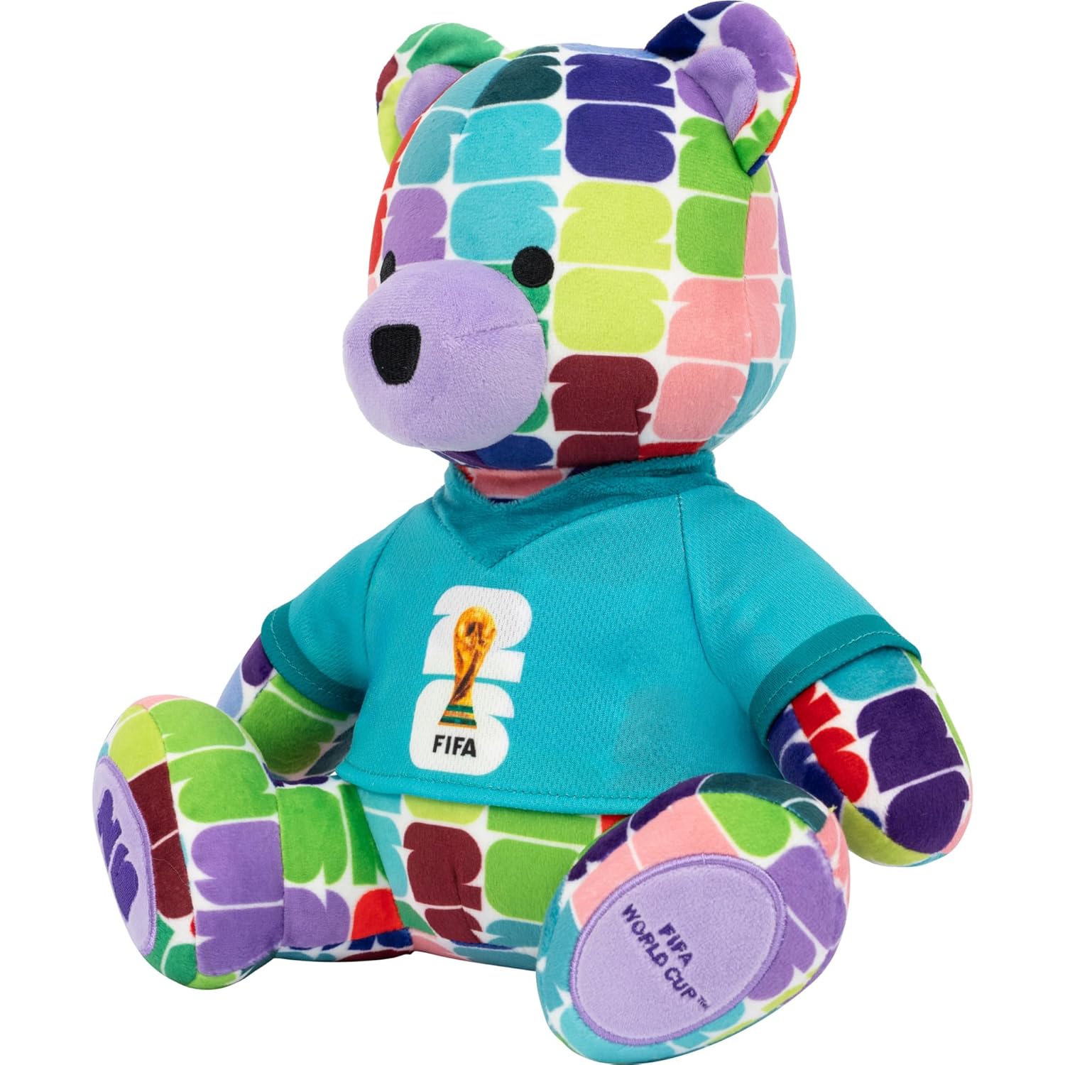 FIFA World Cup 2026 Soccer Bear Plush Toy, 25.4cm, Multicolor, For Age 3+ Years