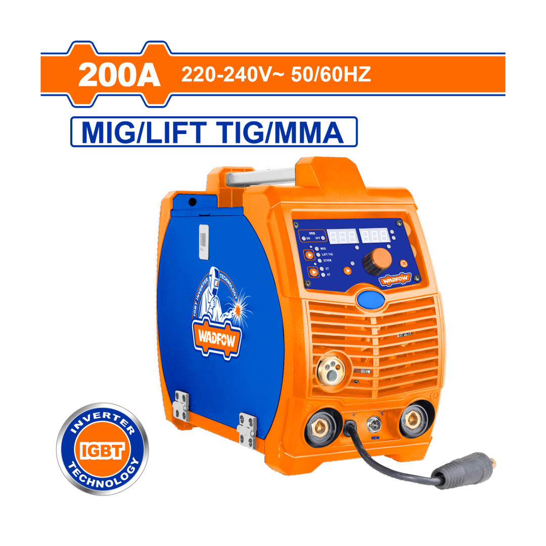 Wadfow Inverter MAG/MIG/MMA/TIG Lift Welding Machine