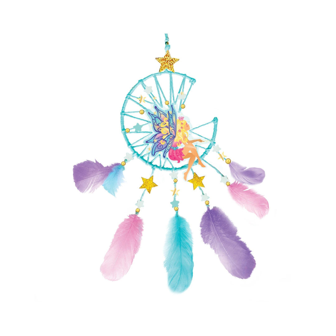 Box CanDIY Magical Forest Glow-in-the-Dark Dream Catcher Craft Kit 38 Pieces, 6+ years