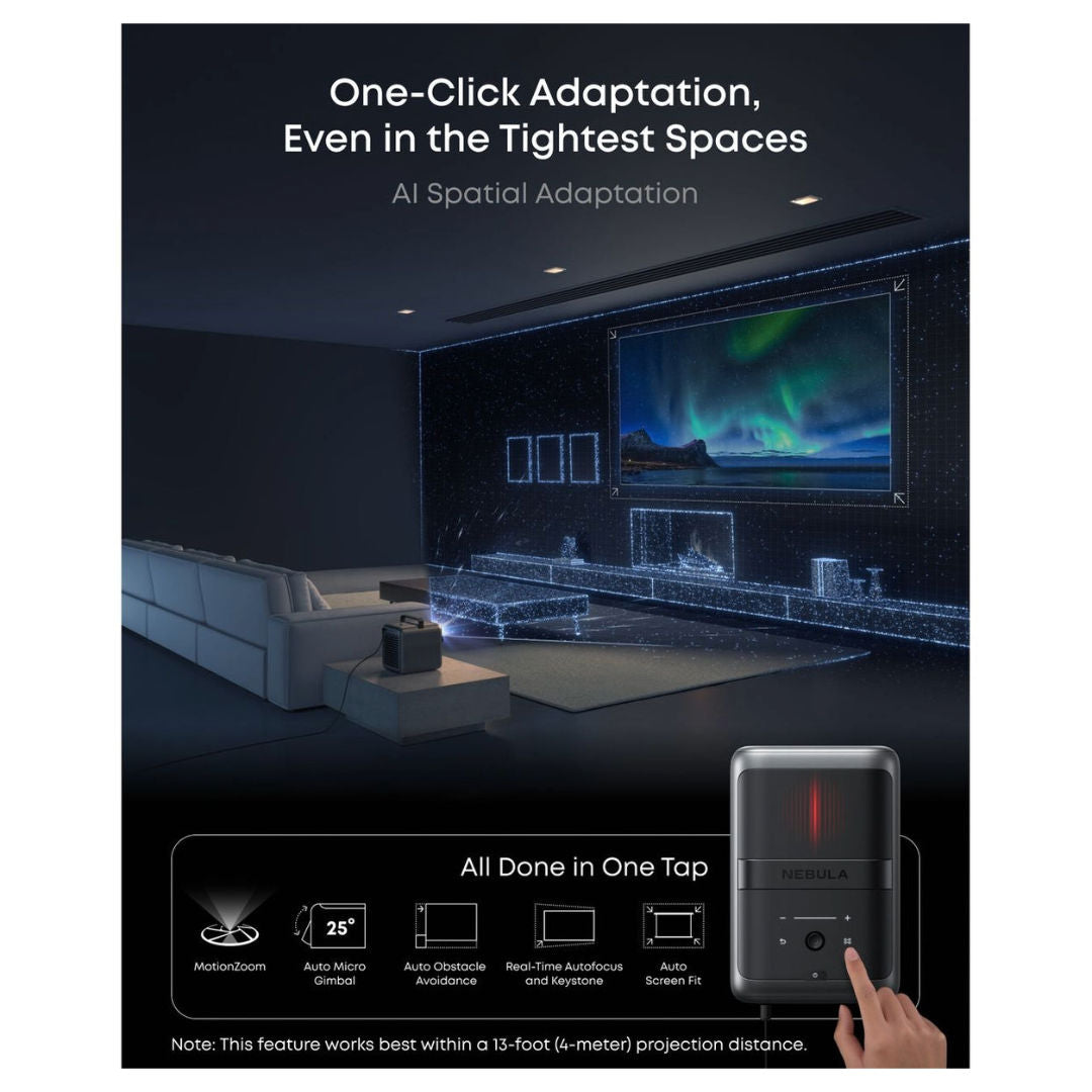 Anker Soundcore X1 Black Gray Projector, D23512F1