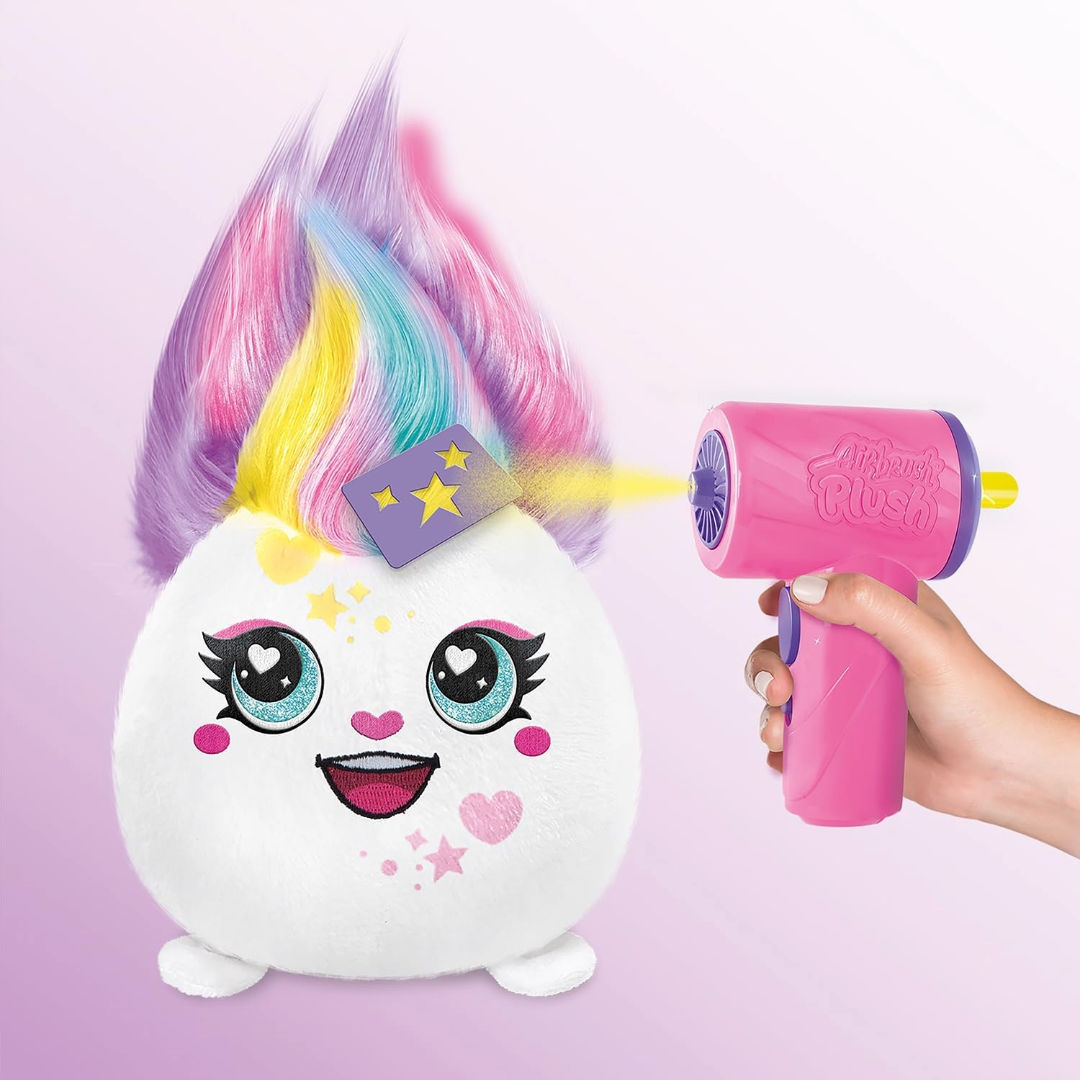 Canal Toys Airbrush Plush Hair'iffic Hairstyle Salon Playset, 6+ Years
