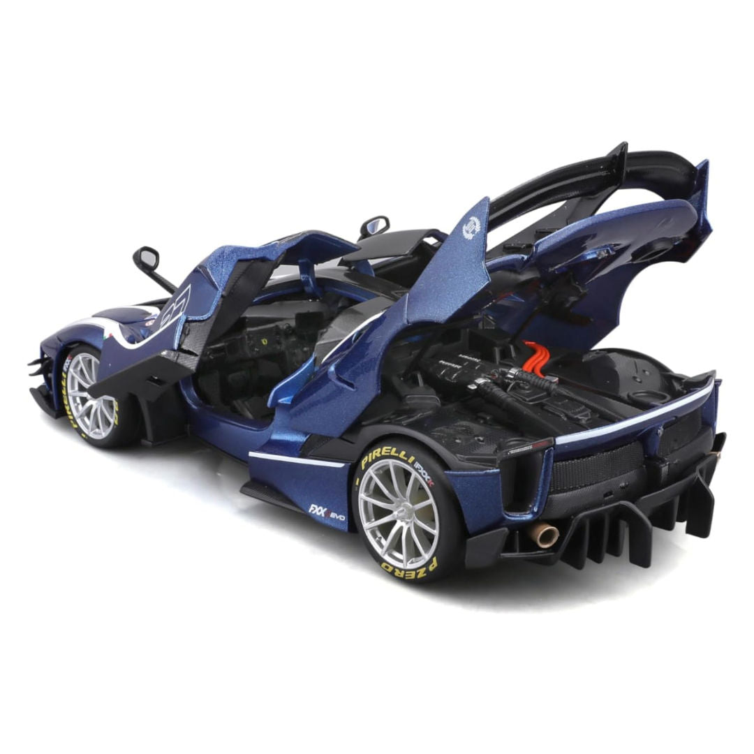 Bburago Ferrari FXX-K EVO Hybrid #27, Ferrari Race & Play, , Die-Cast Car, Blue, 1:18