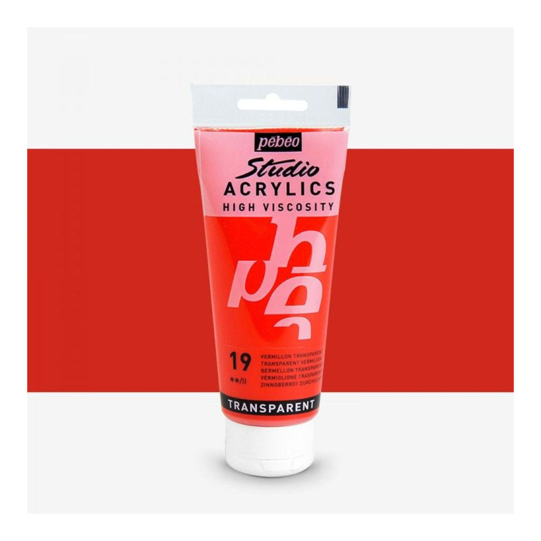 Pebeo Acrylic Paint, Transparent, 100 ml