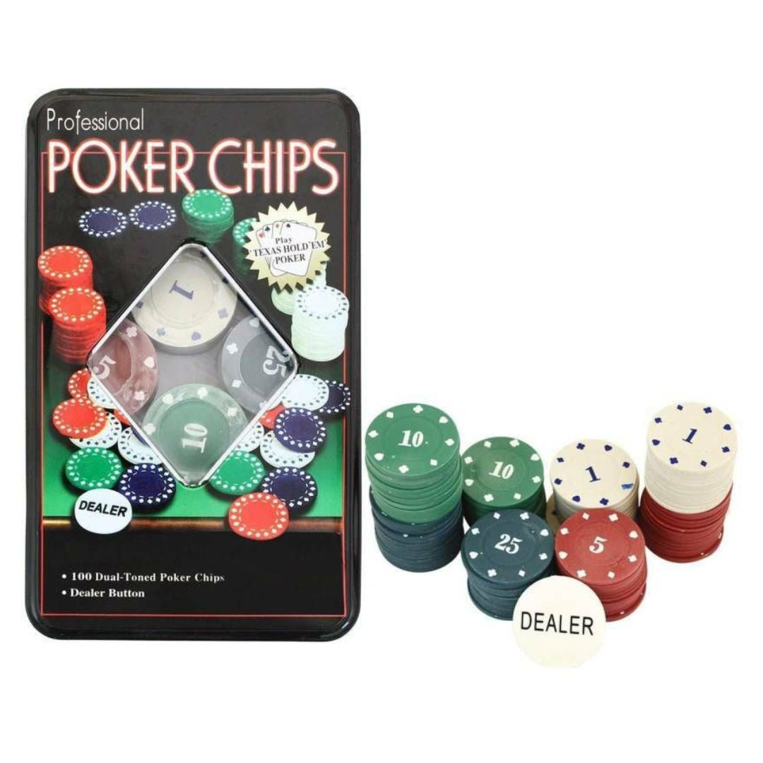RSC Poker Chips, 100 pieces, D18-394-P18-536