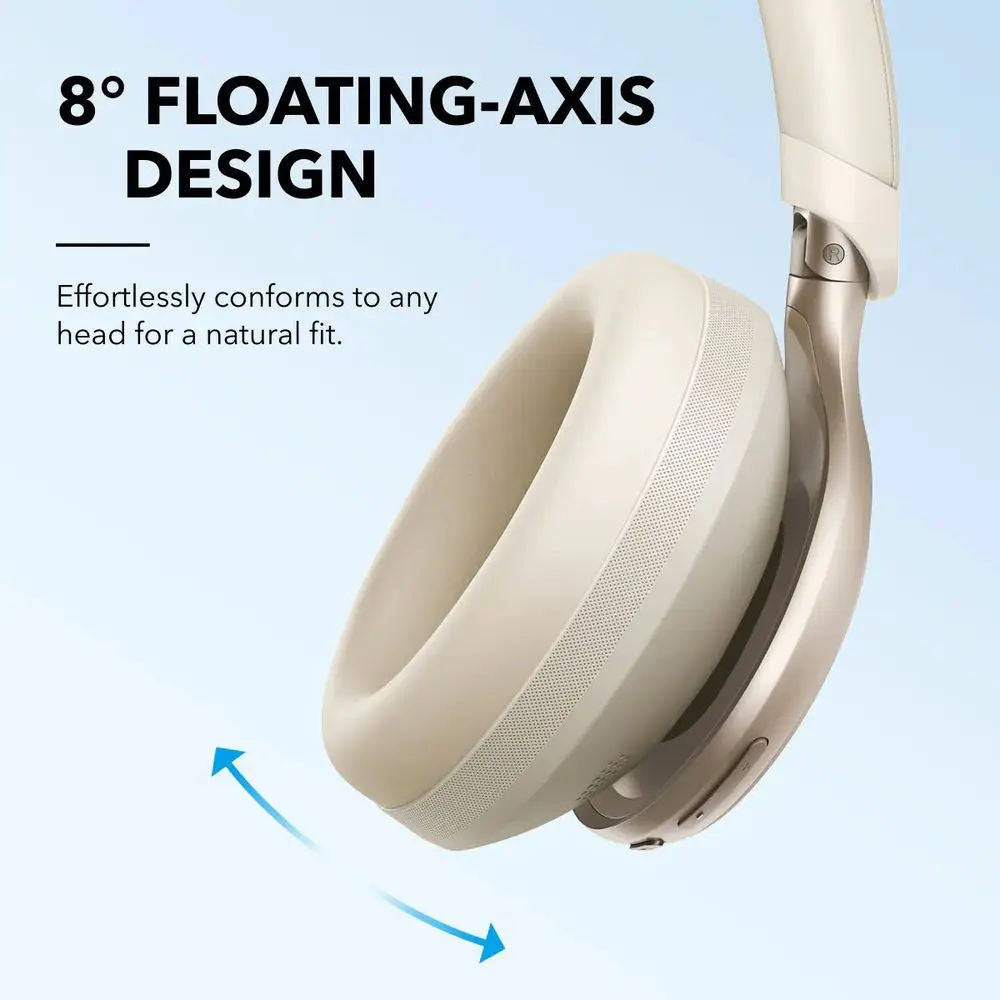 Anker Soundcore Space One Wireless Headphones, Adaptive ANC, Hi-Res Sound, 55H Playtime