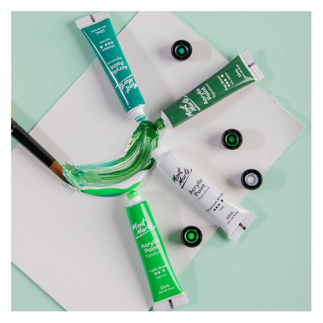 Mont Marte Acrylic Paint Signature Set, 18x12ml, PMHS0033 P24-507