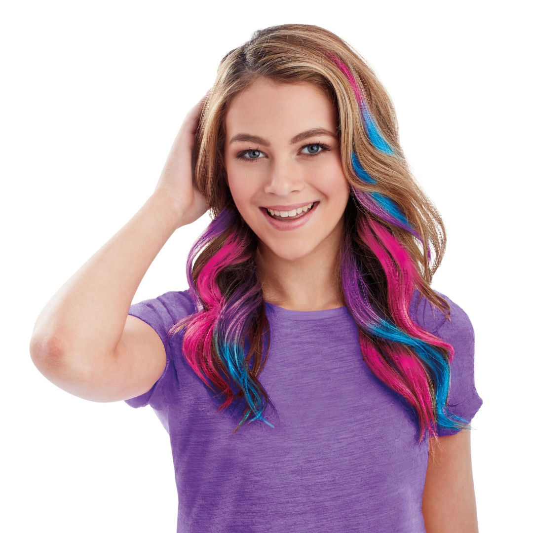 Cra-Z-Art Shimmer ’n Sparkle Color FX Hair Extensions Studio Kit, 8+ Years