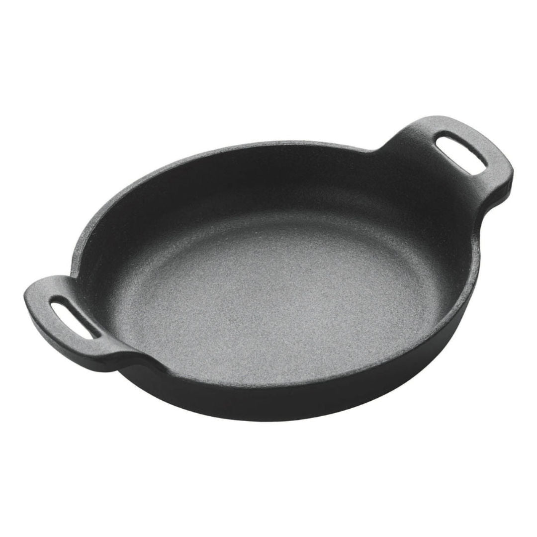 Winco FireIron Mini Cast Iron Round Server