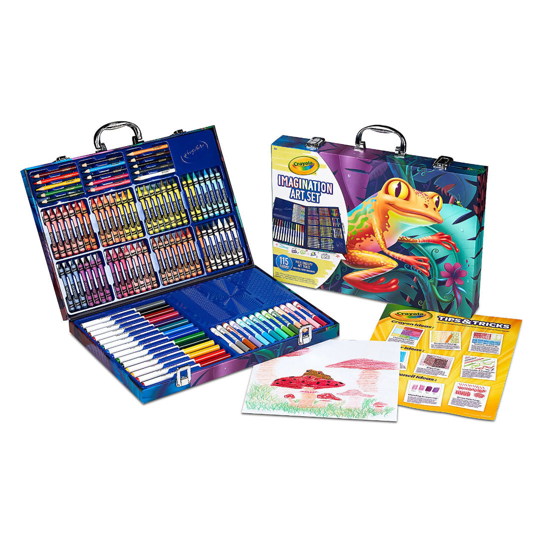 Crayola Imagination Art Set With Case, 115 Pieces