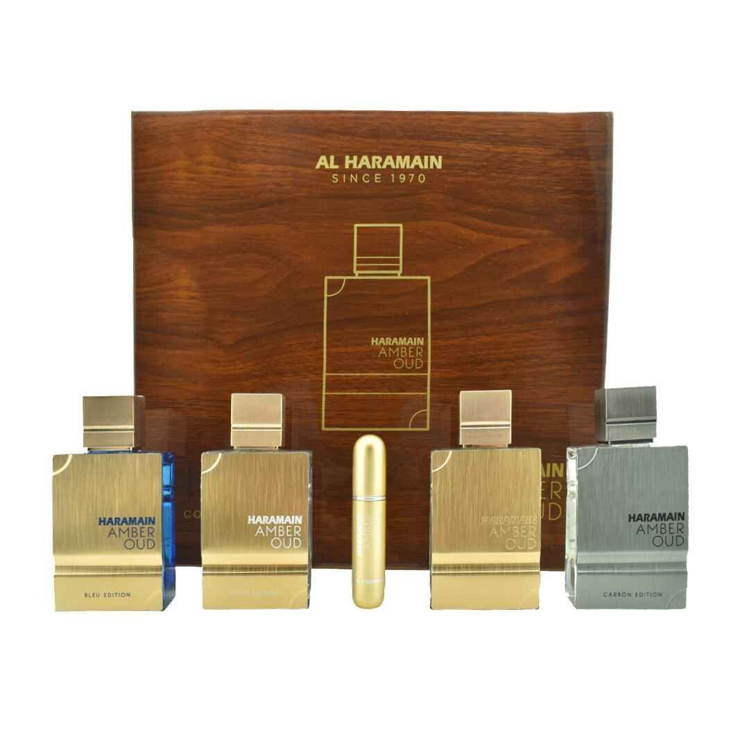 Al Haramain Amber Oud Collection Gift Set, 4 Premium Eau De Parfum Set