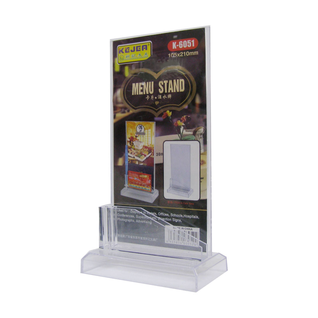 RSC Kejea Acrylic Menu Stand, K-6051