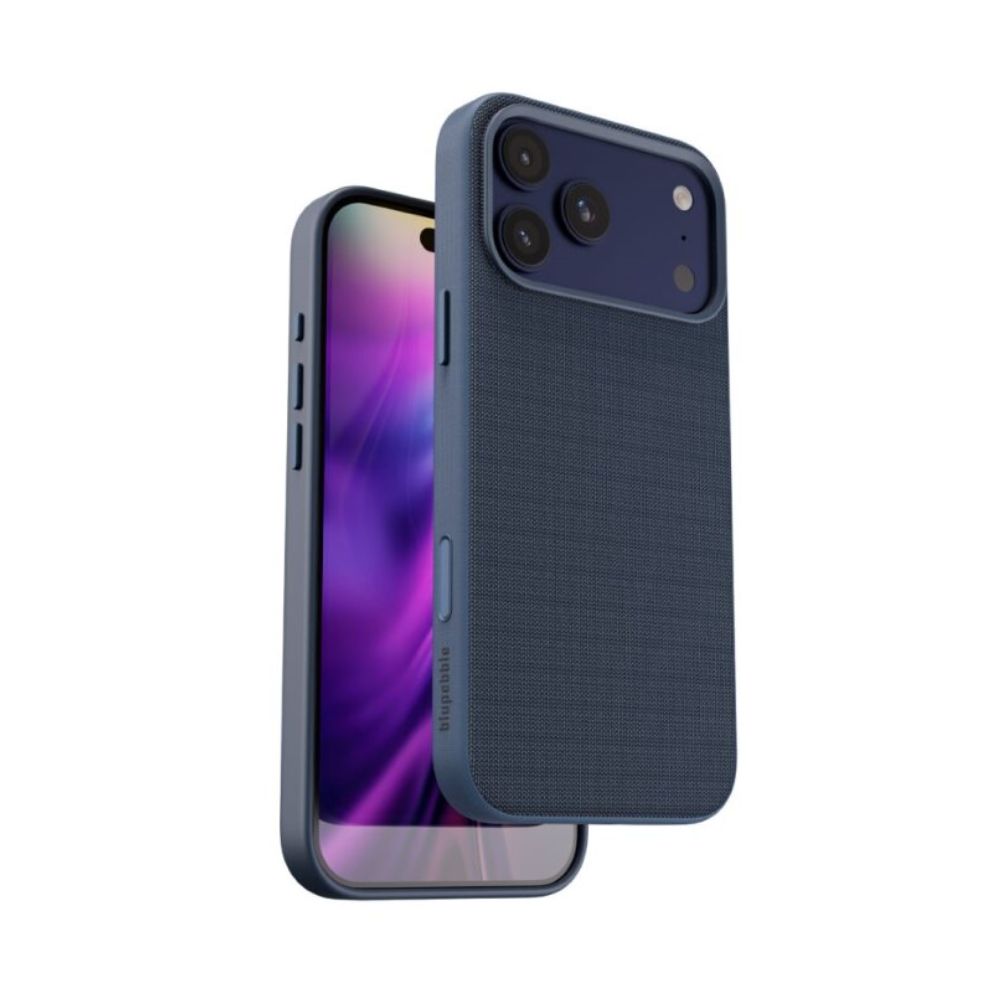 Blupebble Weavon Case with MagSafe for iPhone 17 Pro, Navy