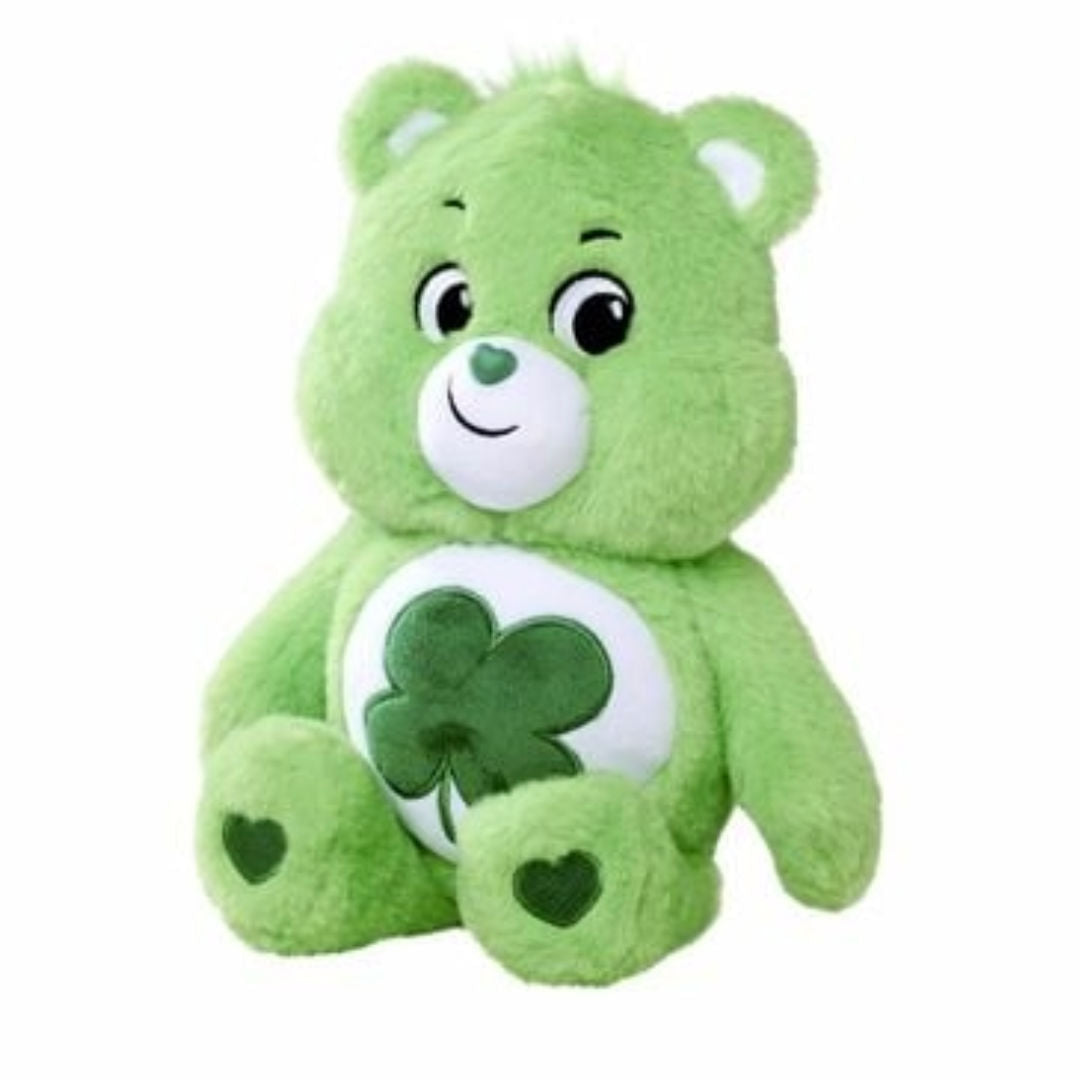 Care Bears Good Luck Bear Plush Toy, 35cm, Green