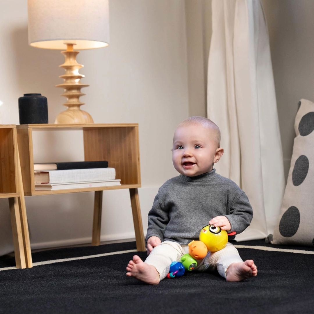 Baby Einstein Twist-a-Pal Cal Sensory Toy, with Music and Bead Chaser, 6 Months+