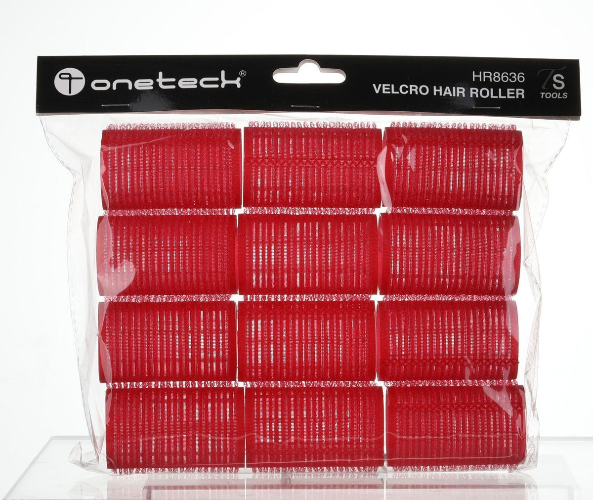 onetech Velcro Hair Rollers, 12 Pieces