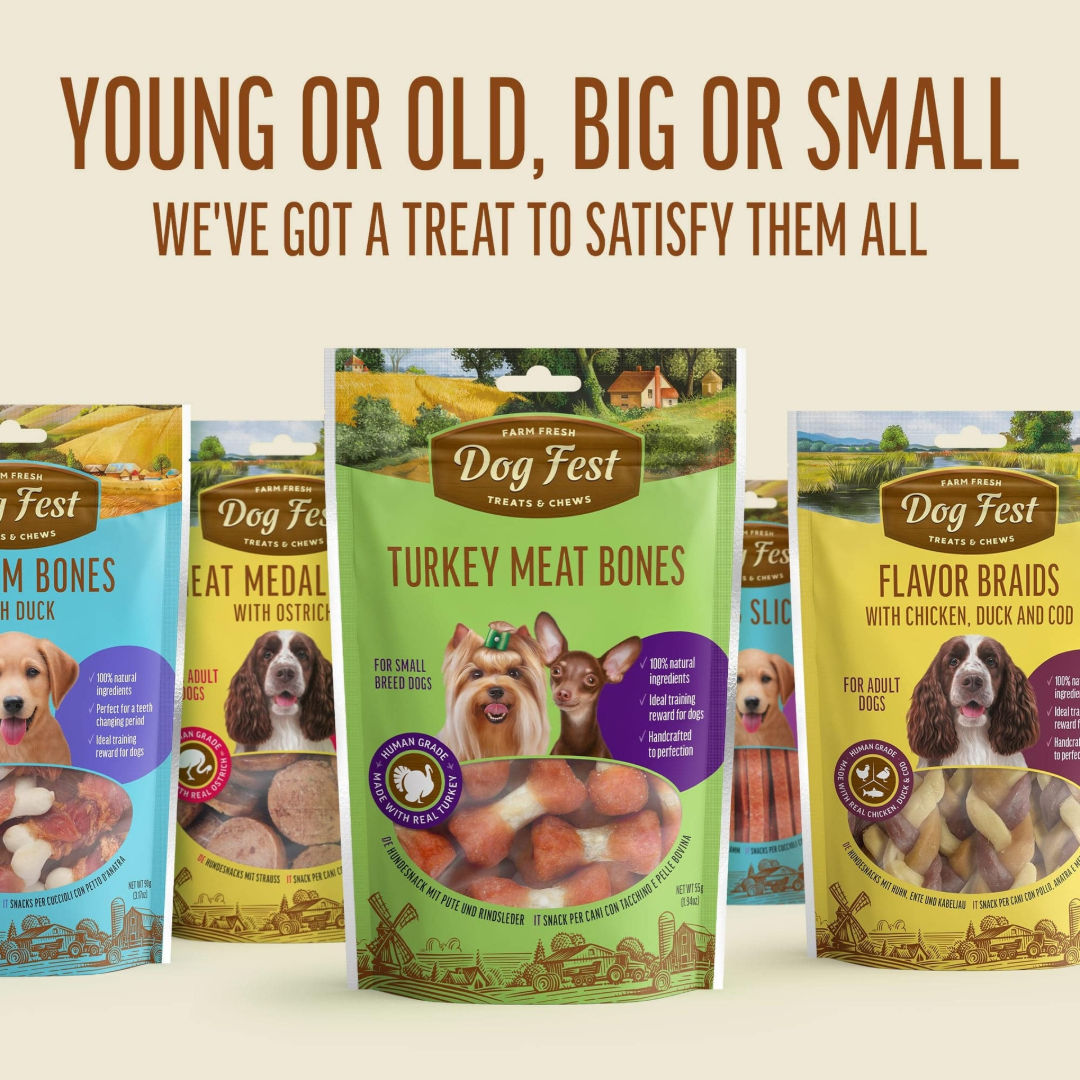 Dog Fest Rabbit Ears With Lamb For Mini Dogs, 55gm