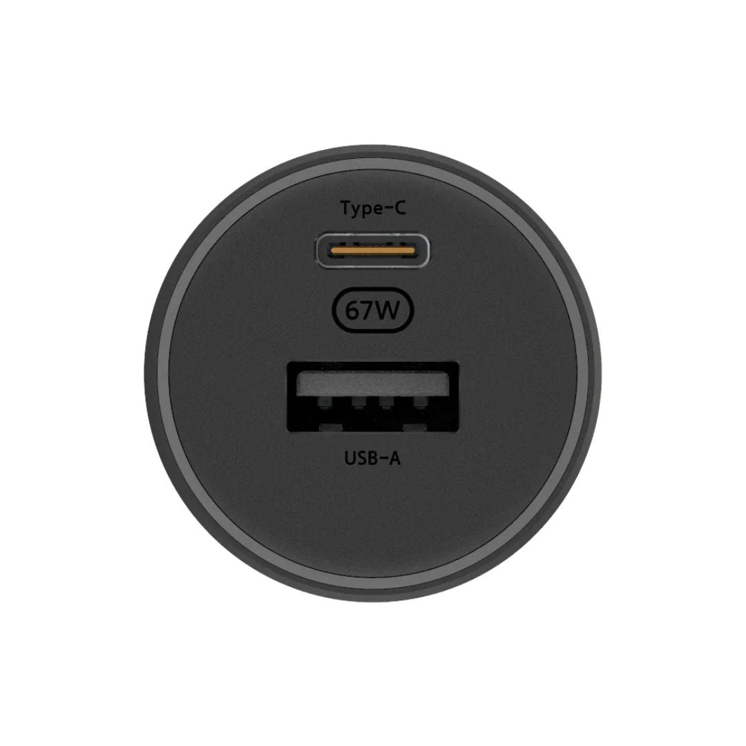 Xiaomi 67W Dual-Port Car Charger, USB-C & USB-A Fast Charging Adapter