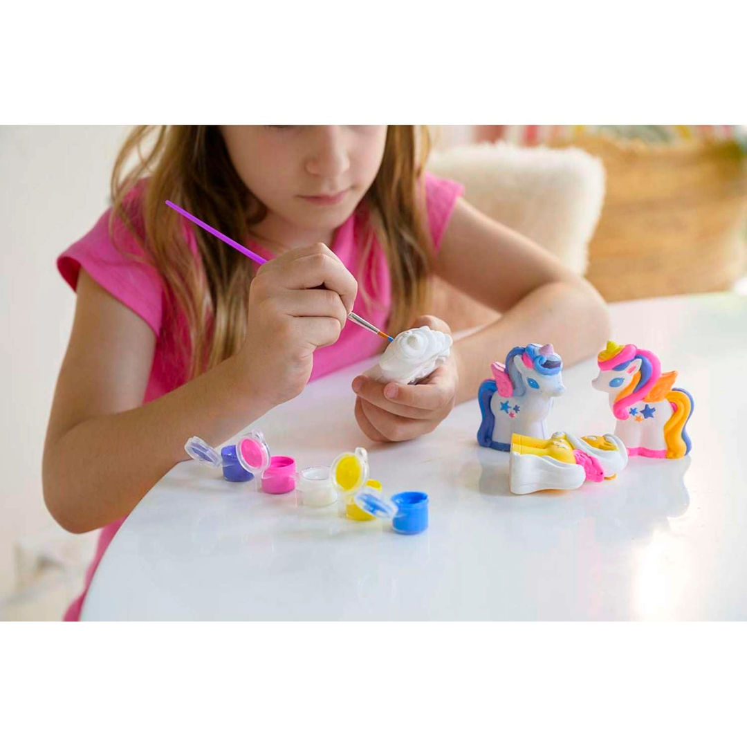 4M Mould & Paint 3D Glitter Unicorn Kit, 5+ Years