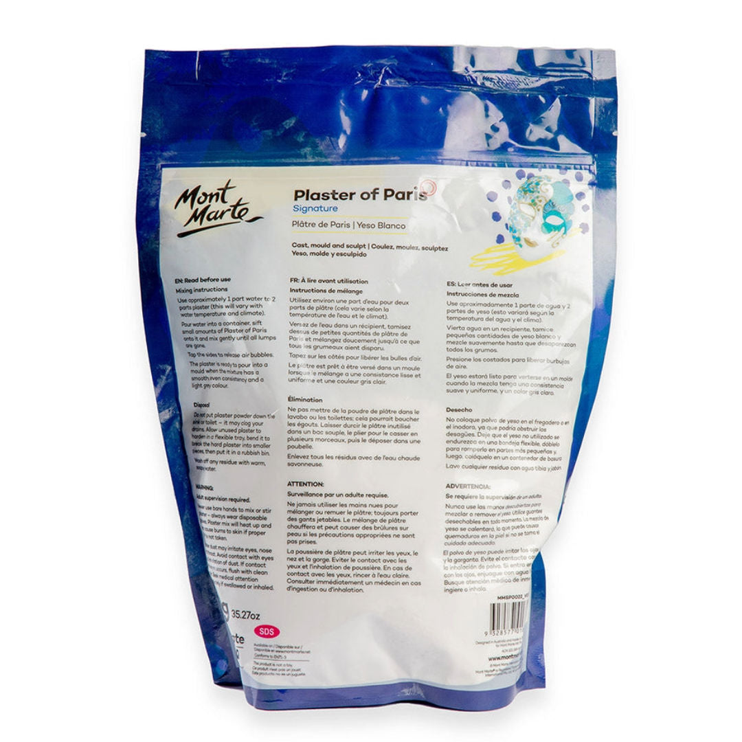 Mont Marte Plaster Of Paris Signature, 1Kg,  MMSP0022 P24-497