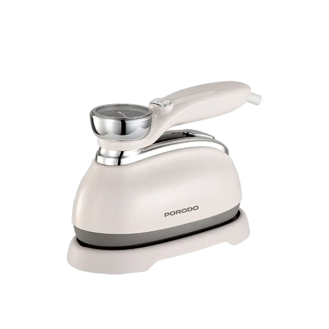 Porodo Lifestyle Retro Thermometer Steam & Heat Iron, White