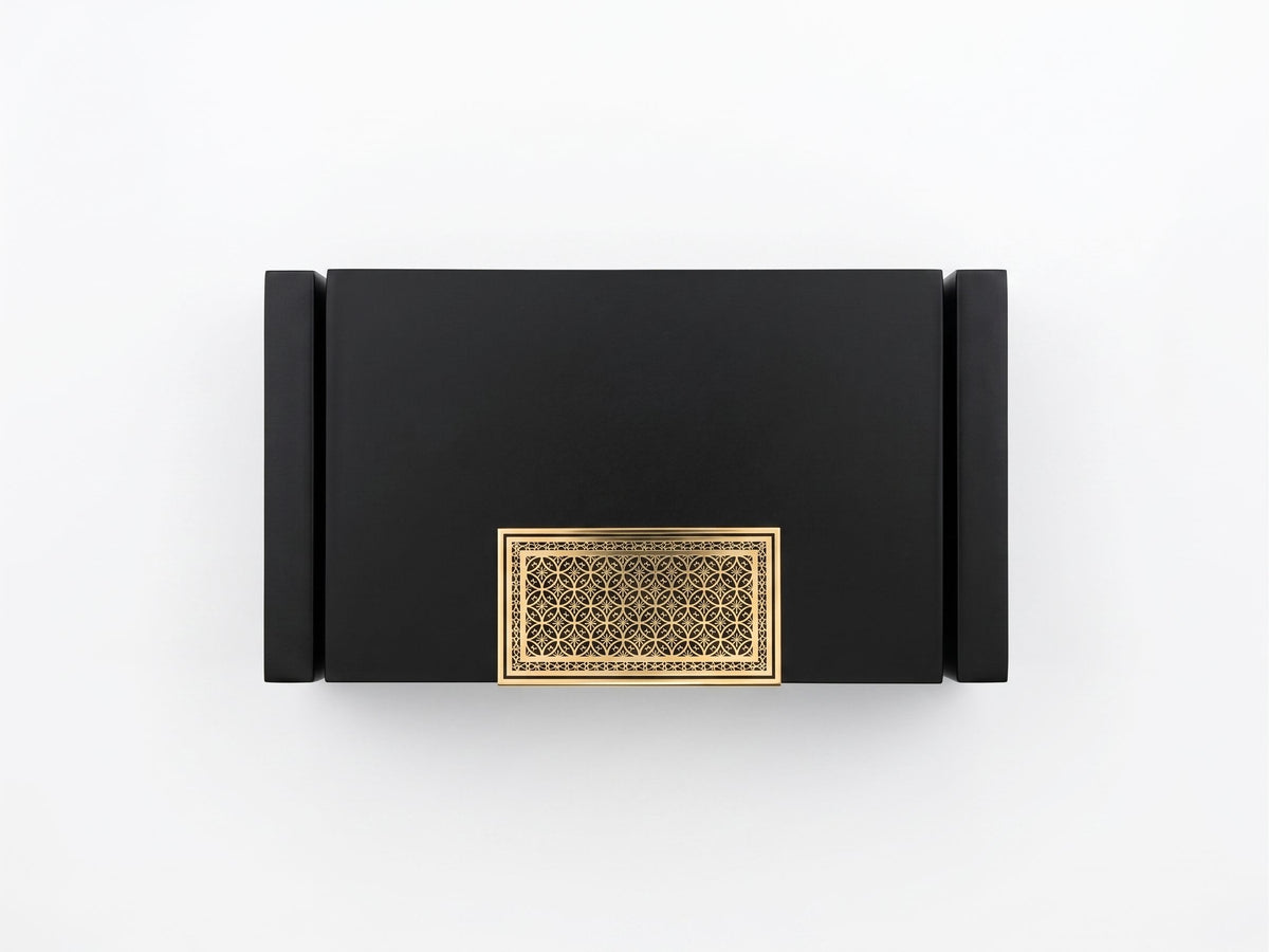 Luxury Matte Black Wooden Gift Box – Premium ( EMPTY BOX )