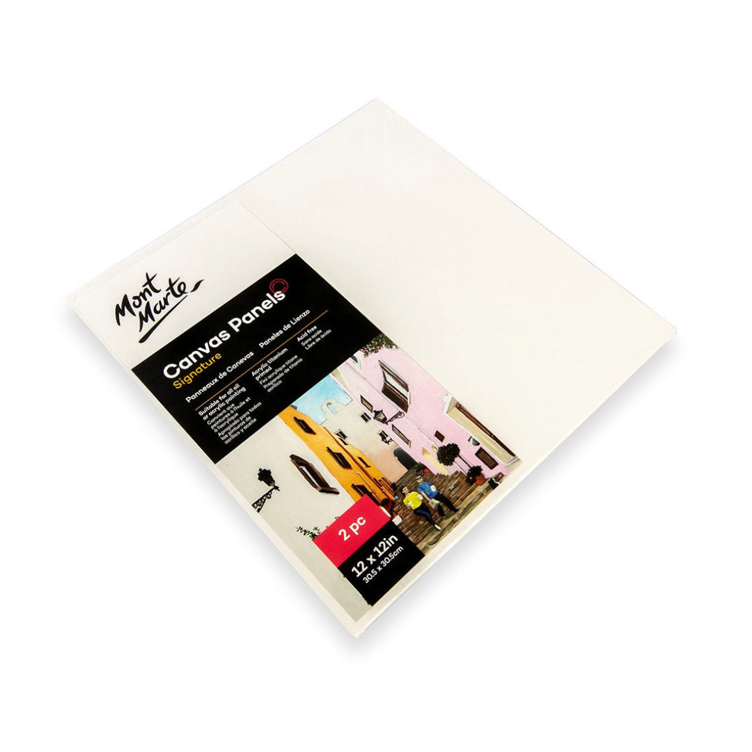 Mont Marte Canvas Panel Signature, 2-Pieces, 30.5x30.5cm, 12x12", CMPL3030 P24-517