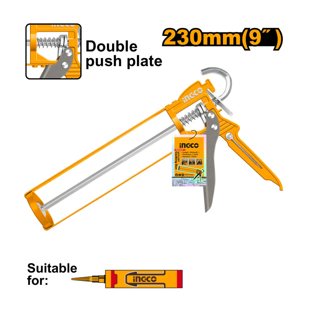 INGCO Caulking Gun, 9", 230mm Length