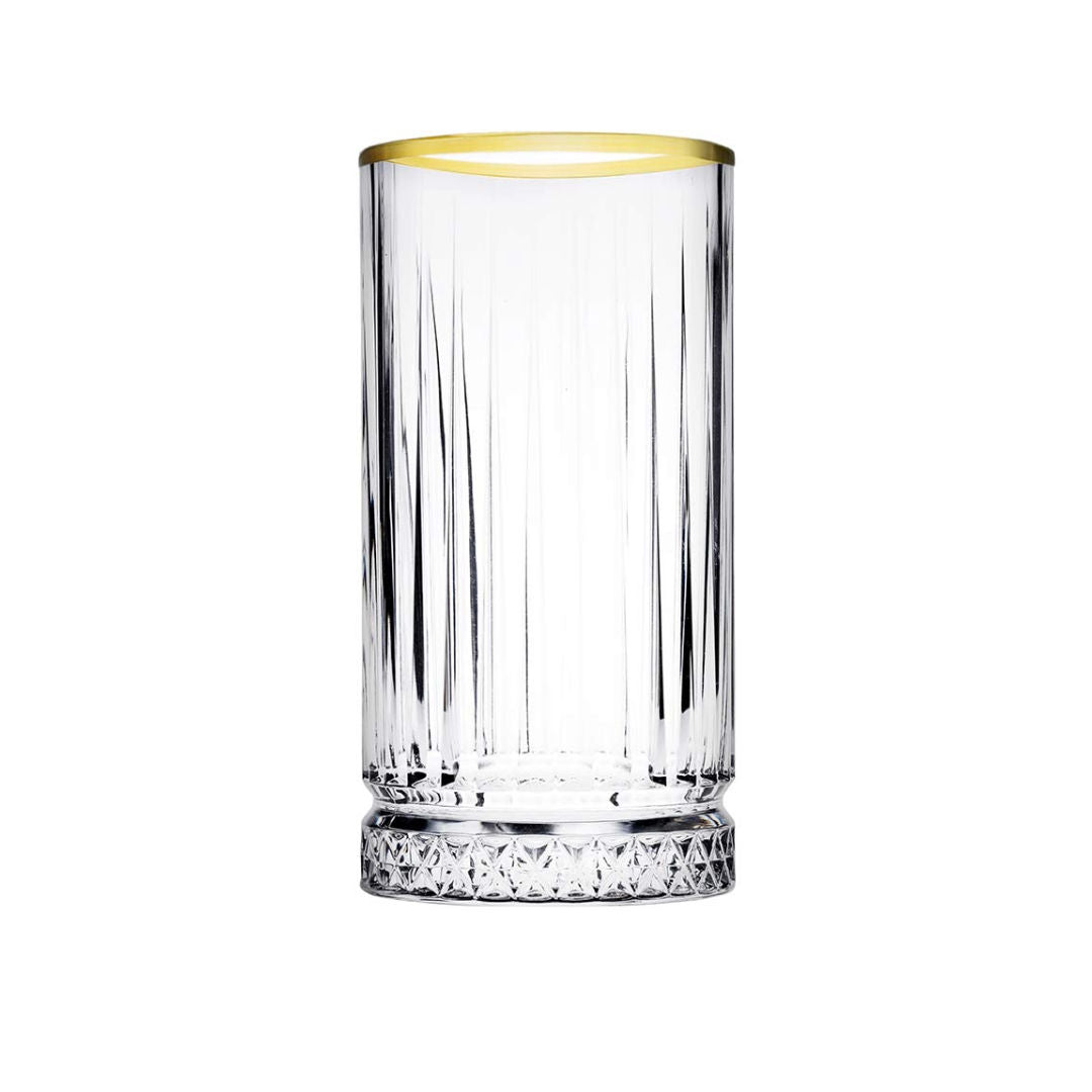 Pasabahce Gold Rim Tumbler 300mm, set of 4