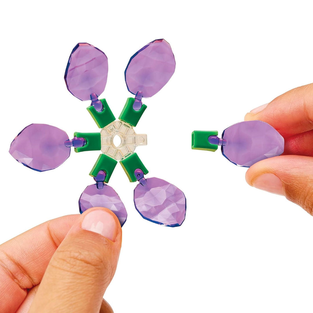 Cra-Z-Art Rose Art Crystal Gem Beautiful Bouquet Activity Kit, 445+ Pieces, Children Age 8+