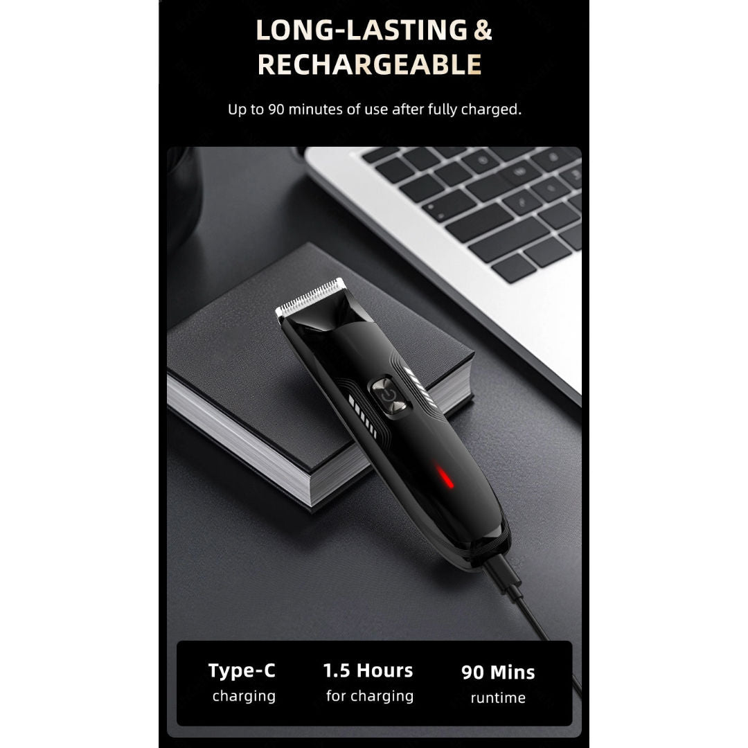 ENCHEN Spark 3 Cordless Body & Groin Hair Trimmer, Waterproof, 4 Guide Combs, USB Rechargeable
