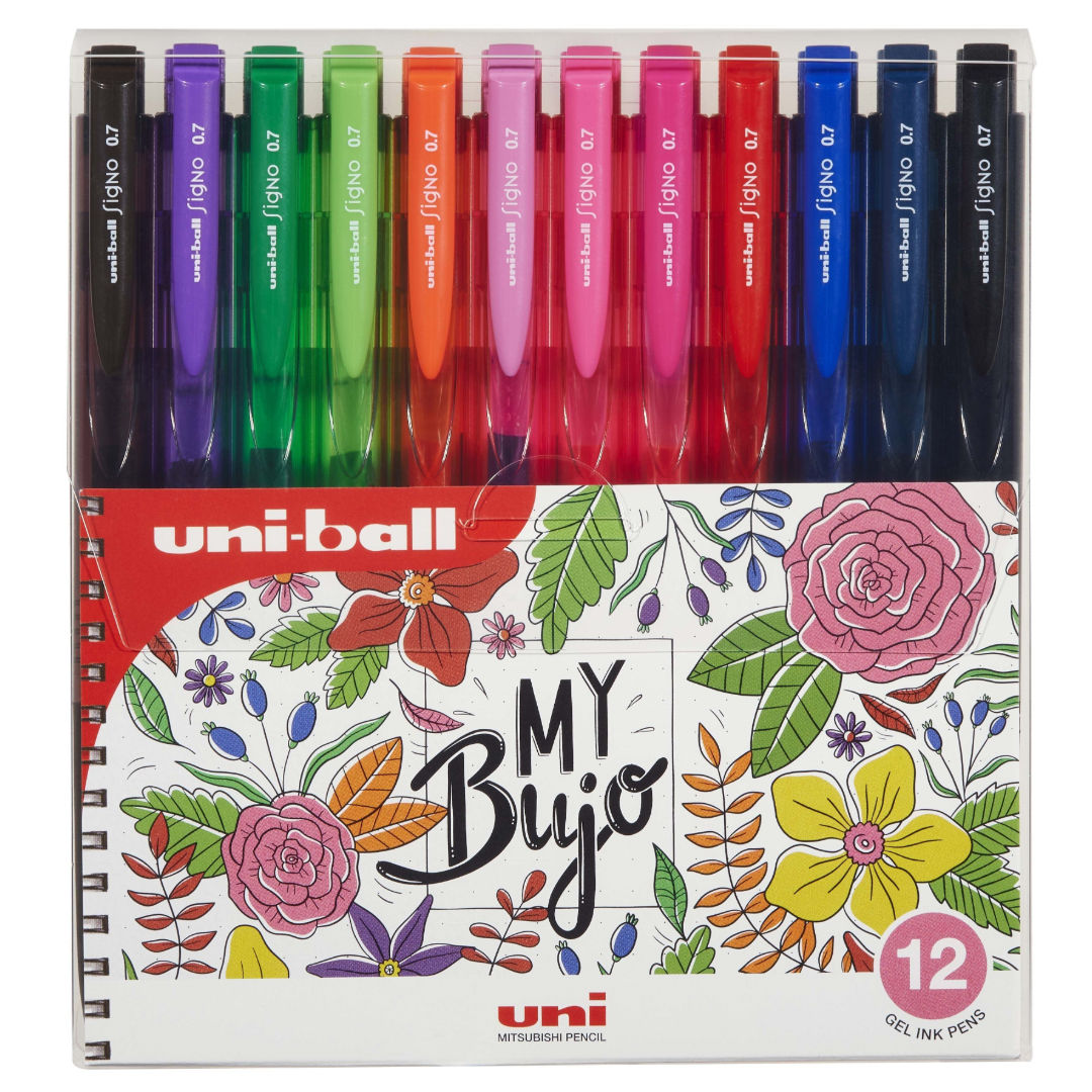 Uni Signo 155N Gel Pen Retractable, 0.7mm Pack