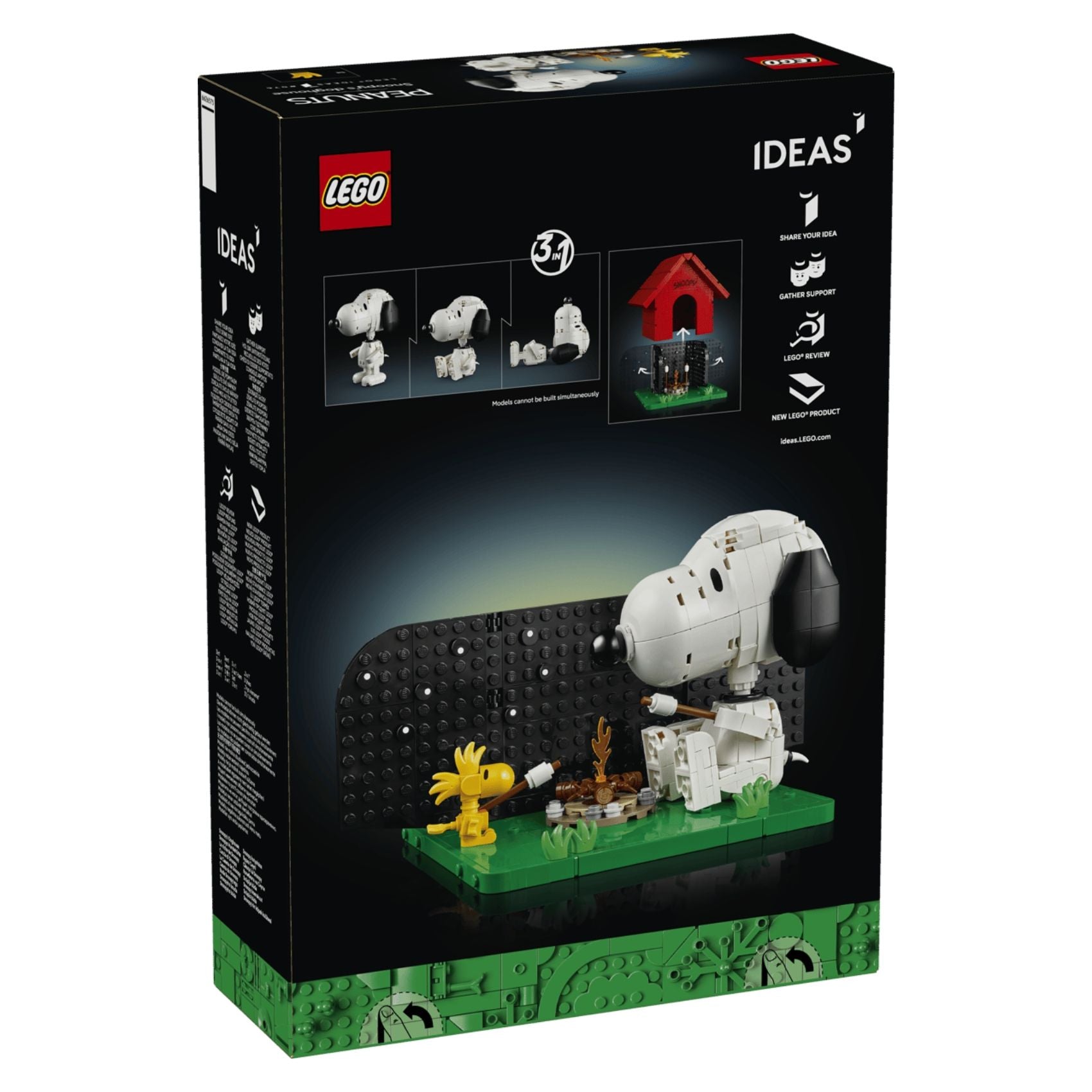 LEGO Ideas 21368 Peanuts Snoopy’s Doghouse Building Toy Set, 964 Pieces for Adults 18 Years and Above