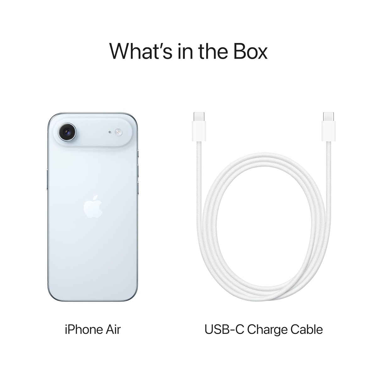 Apple iPhone 17 Air, 6.5" Super Retina XDR 120Hz, A19 Pro Chip, 48MP Fusion Camera, 5G, Blue
