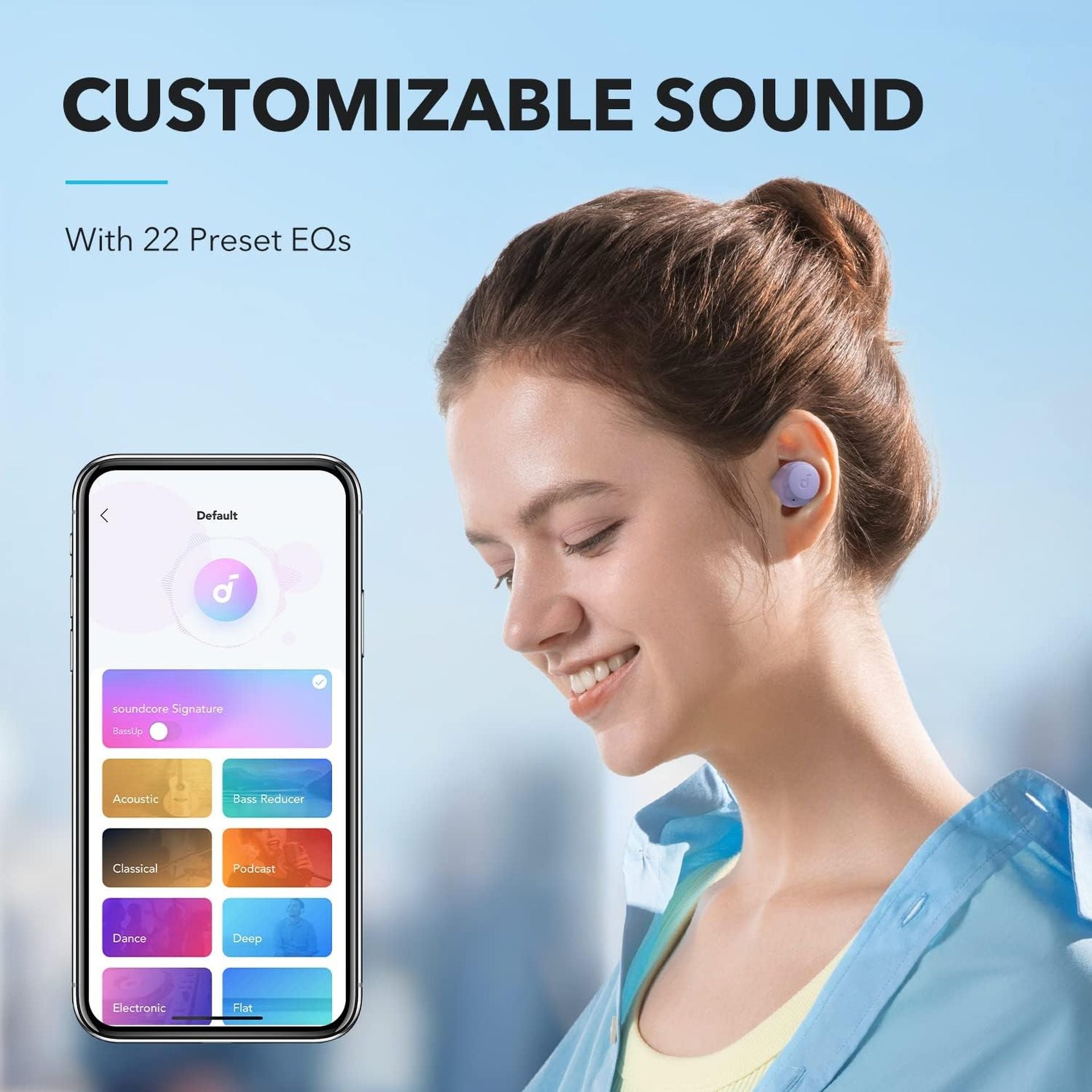 Anker Soundcore A20i True Wireless Earbuds with AI Clear Calls & 28H Playtime, Purple
