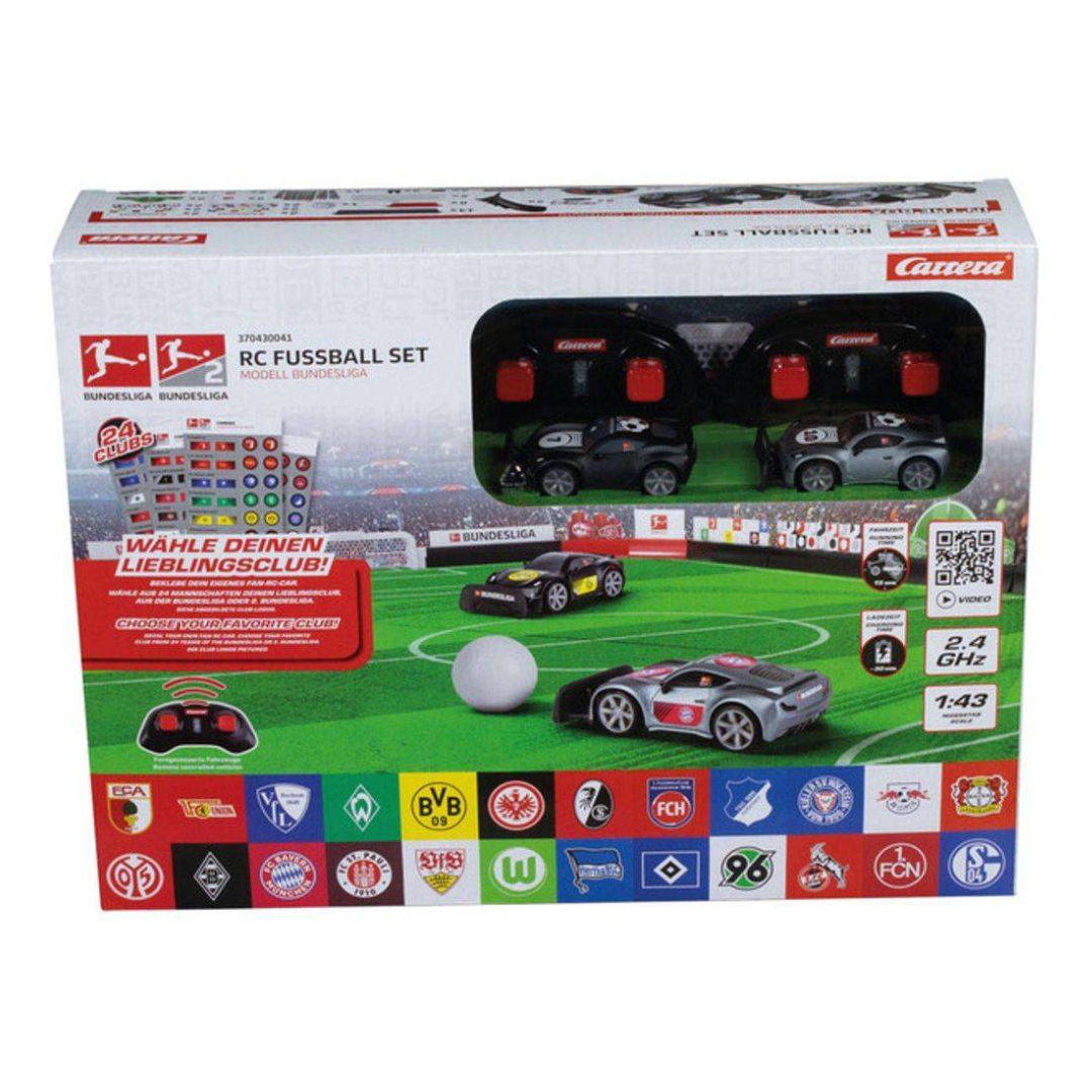 Carrera Bundesliga Football RC Car Game Set 1:43, Black/Gray, 6+ years