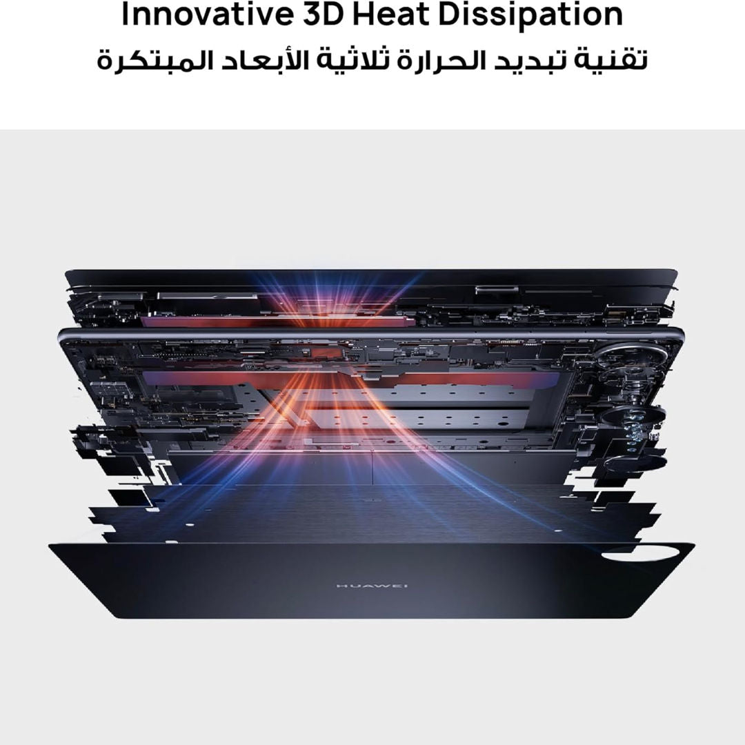 Huawei MatePad Pro WEB-W09-13.2" Flexible OLED PaperMatte Display, 12GB RAM, 512GB Storage, Premium Gold