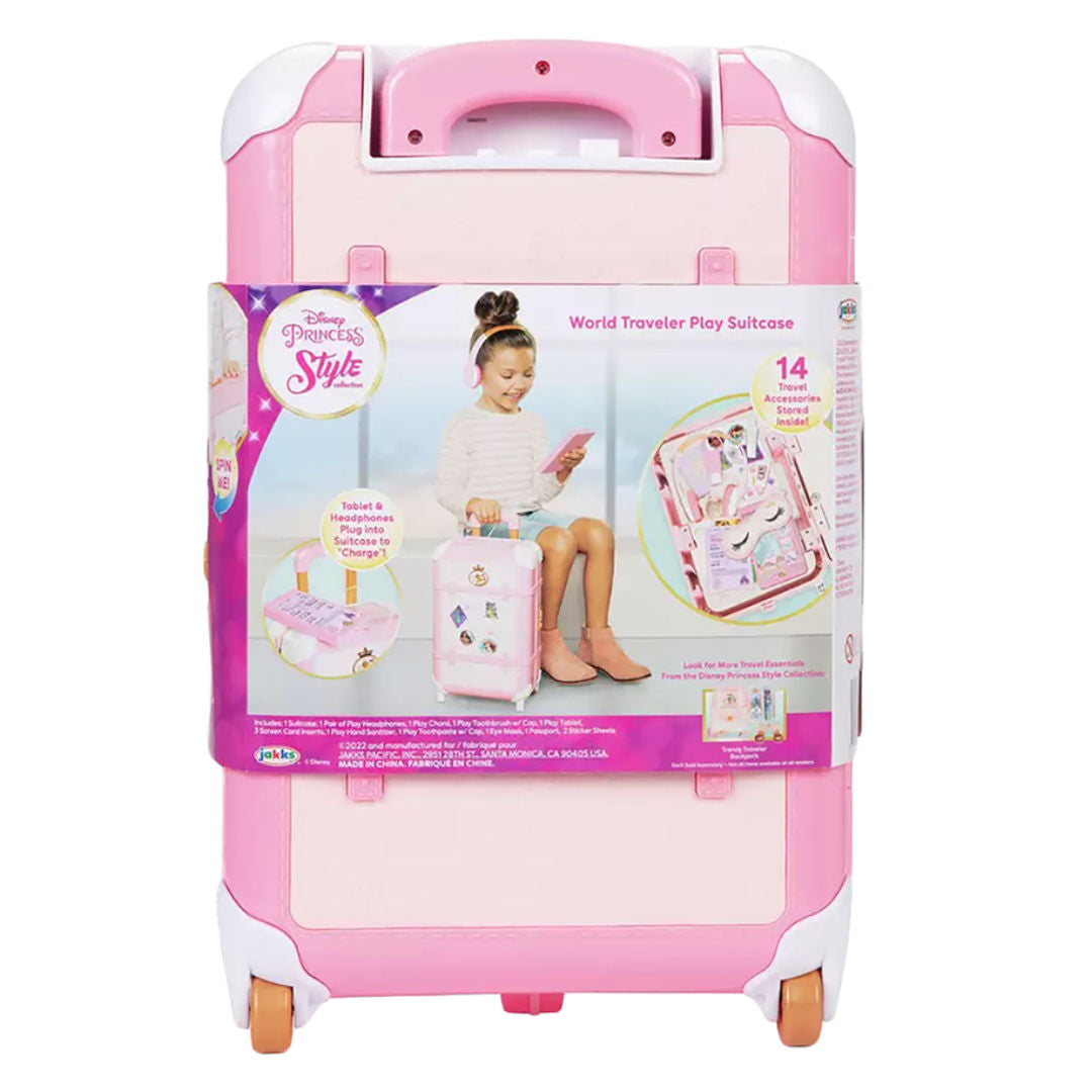 Disney Princess Style World Traveler Pretend Play Suitcase, For Age 3+ Years