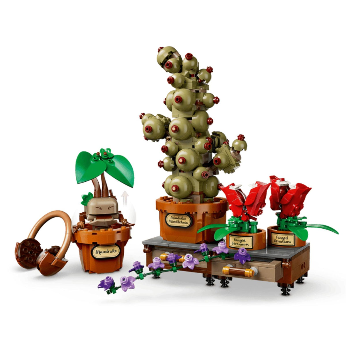 LEGO Harry Potter 76474 Hogwarts Herbology Plants Building Toy Set, 817 Pieces for Girls and Boys Ages 12 Years and Above