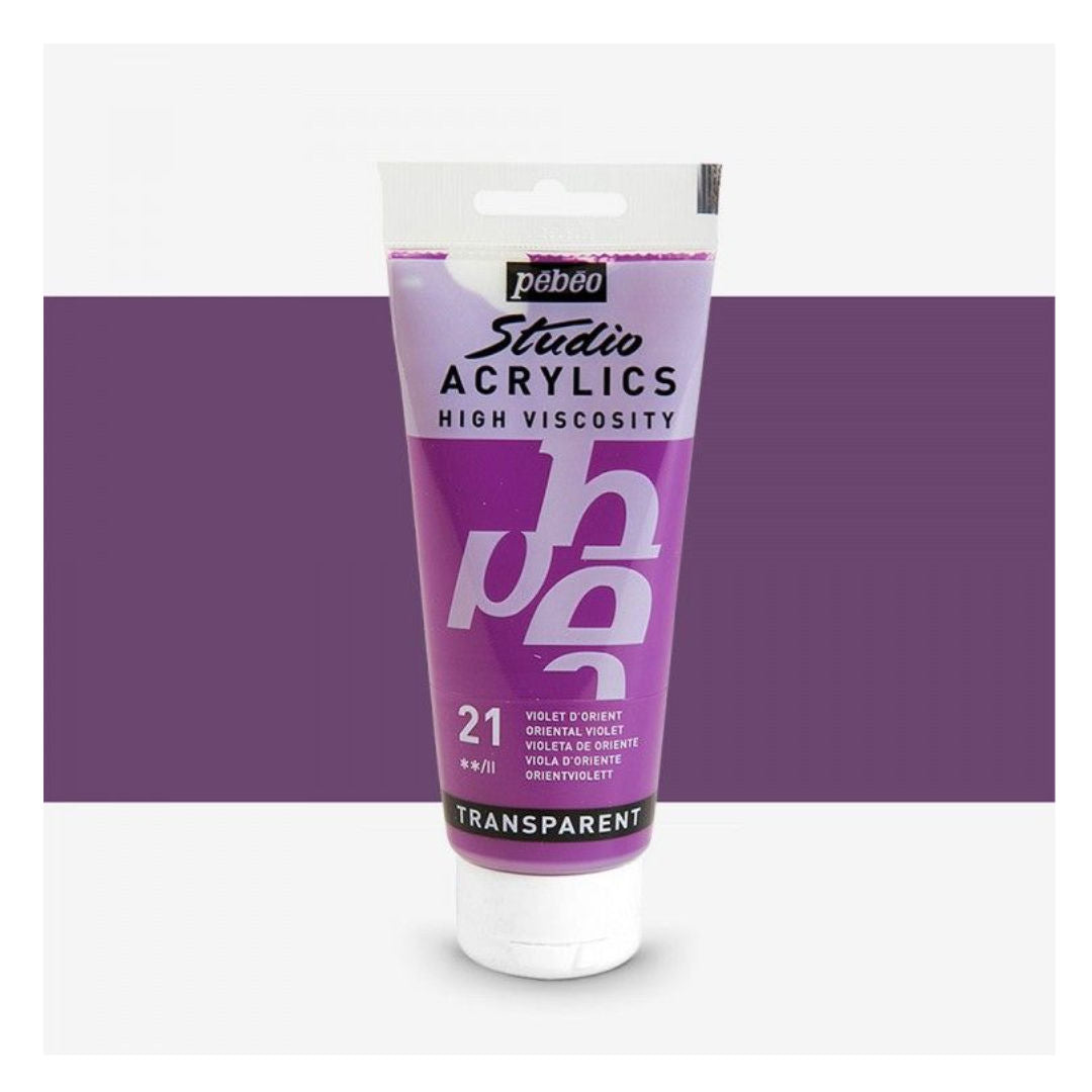 Pebeo Acrylic Paint, Transparent, 100 ml