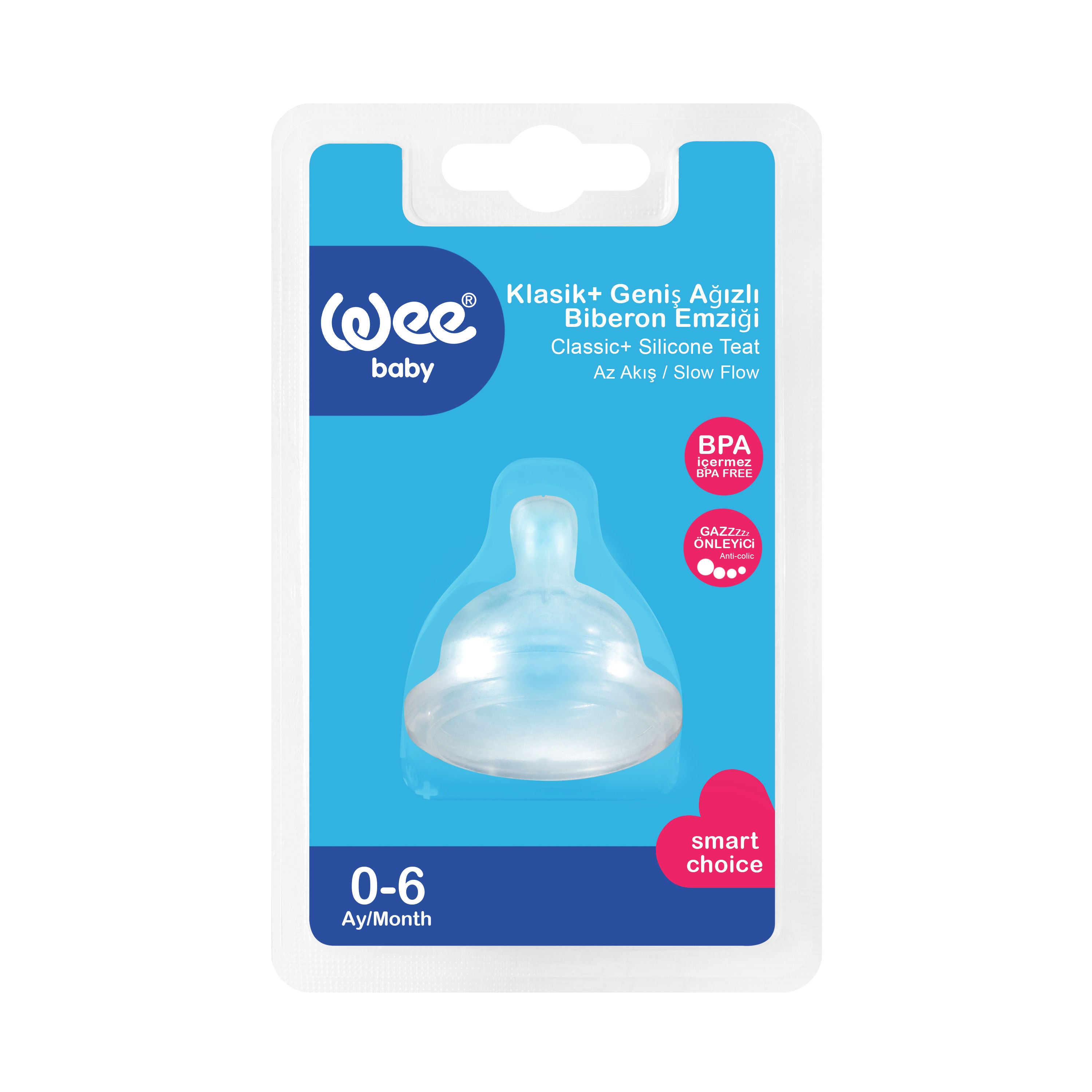 Weebaby Spare Round Wide Neck Teat No.1, Code 828