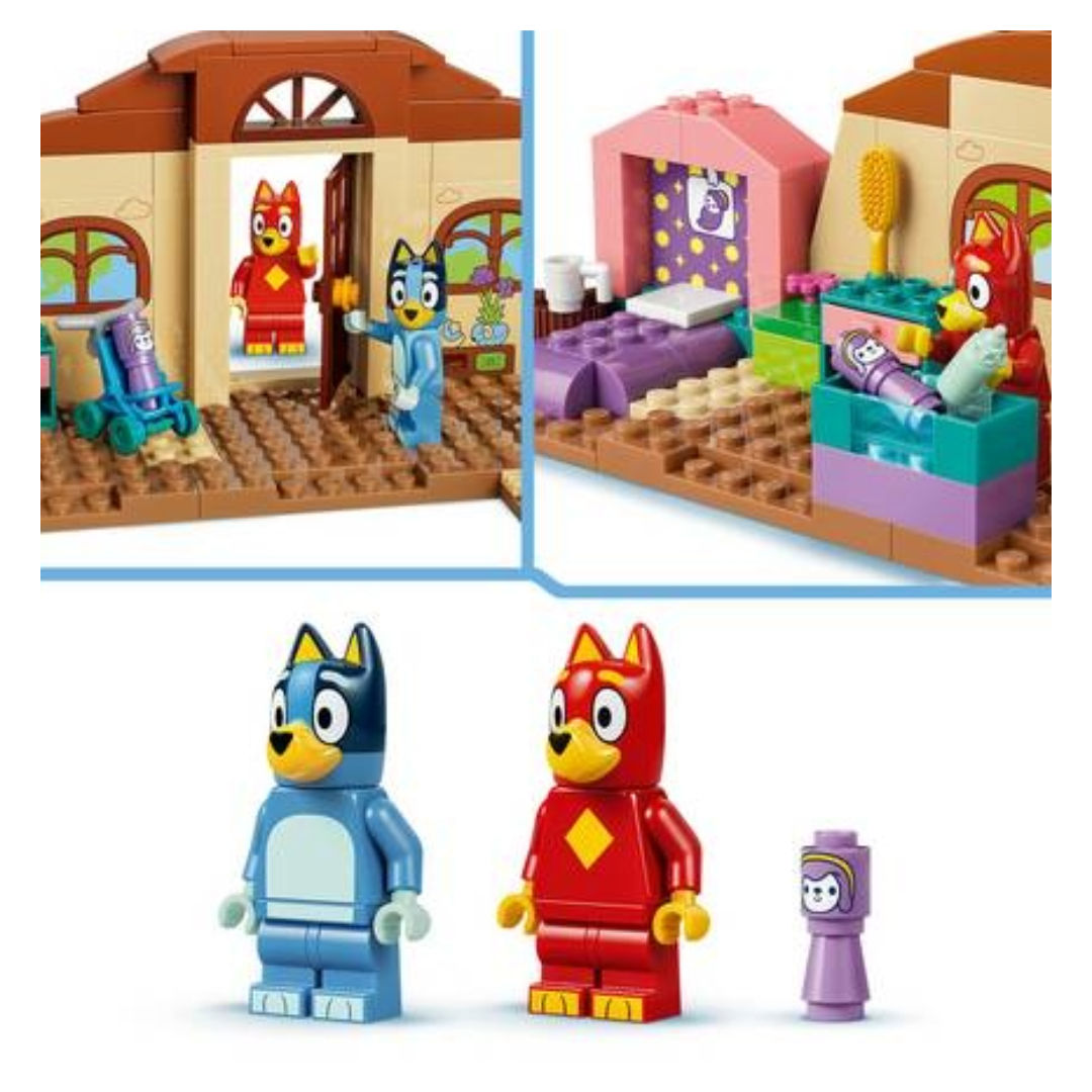 LEGO Bluey School with Rusty and Bluey Toy,106-Pieces, 4+ Years