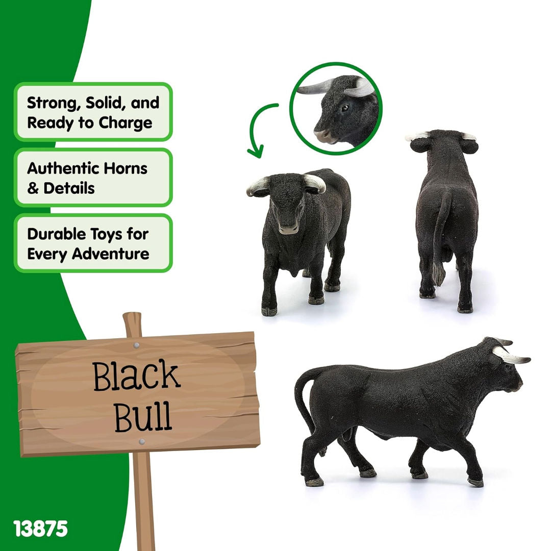 Black Bull Figure, Toddlers