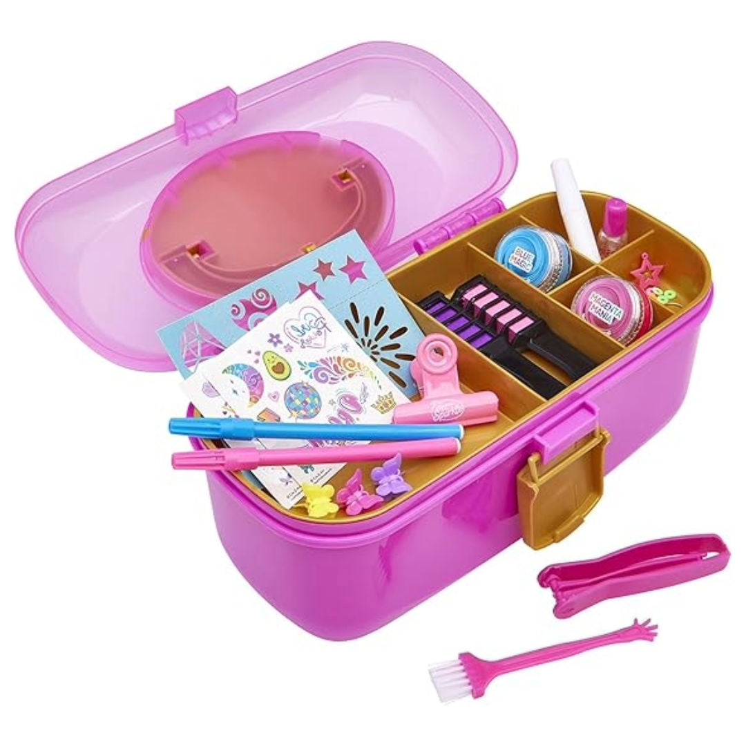 Cra-Z-Art Shimmer ‘n Sparkle All-in-One Hair And Body Creations Caddy Kit, 8+ Years