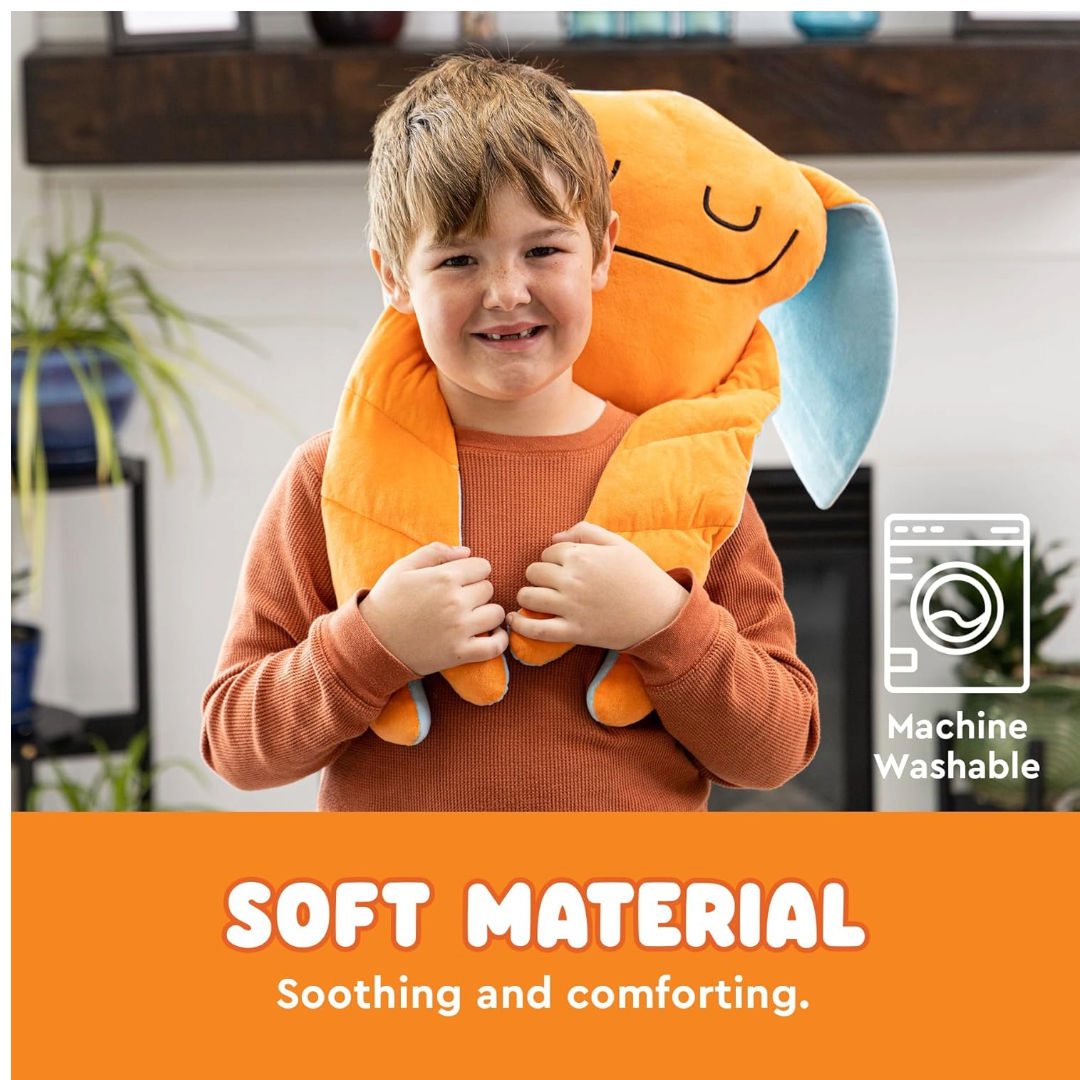 Bumpas Lucky the Weighted Plush Toy, 35.6 cm, 1.4kg, 3+ Years