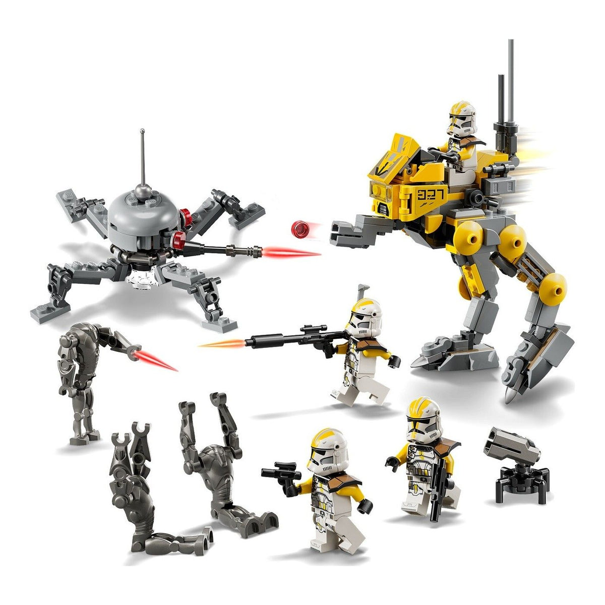 LEGO Star Wars 327th Star Corps Clone Troopers Battle Pack Building Play Set, For Age 7+ Years