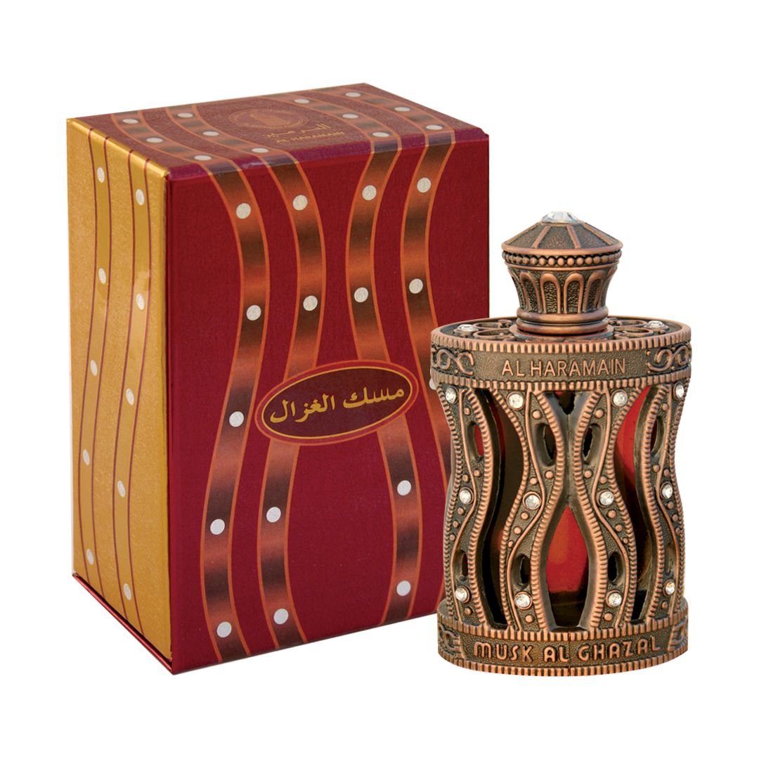 Al Haramain Musk Al Ghazal, Premium Concentrated Perfume Oil, 30ml