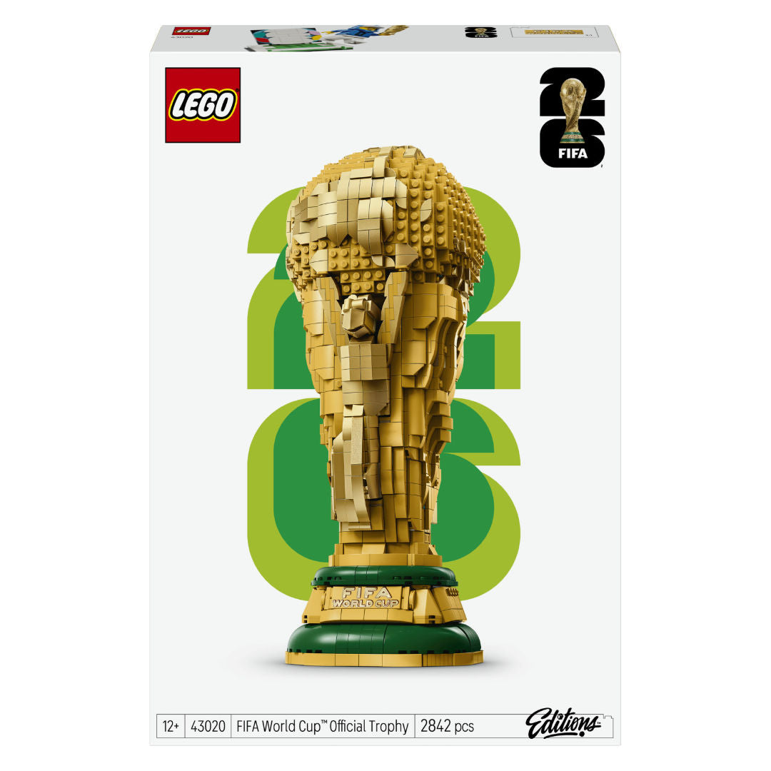 LEGO Editions FIFA World Cup Official Trophy 43020 Building Toy Set, 2842 Pieces, For Age 12+ Years