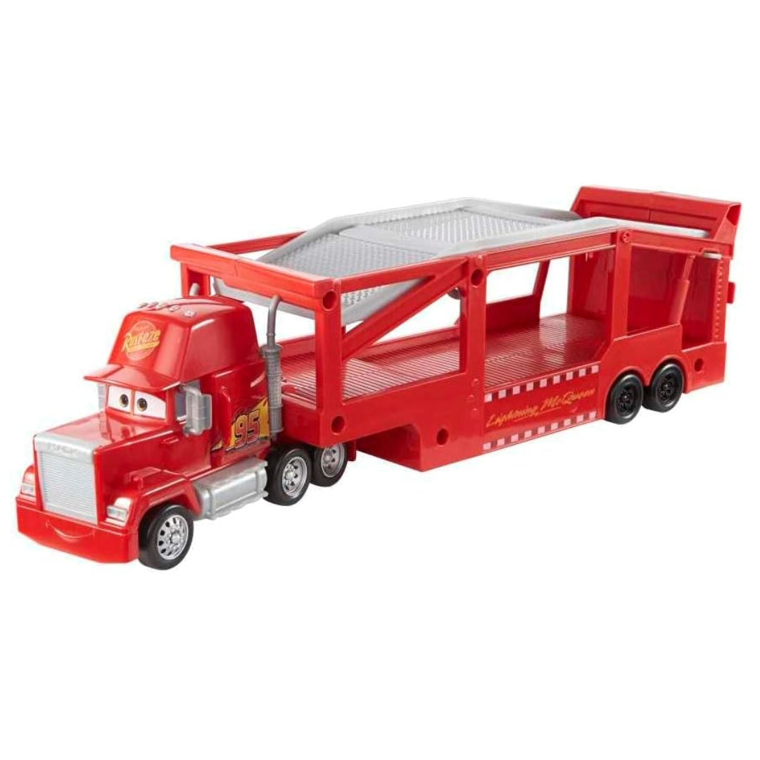 Disney Pixar Cars Mack Mini Racer Hauler Truck, 28cm, For Age 4+ Years