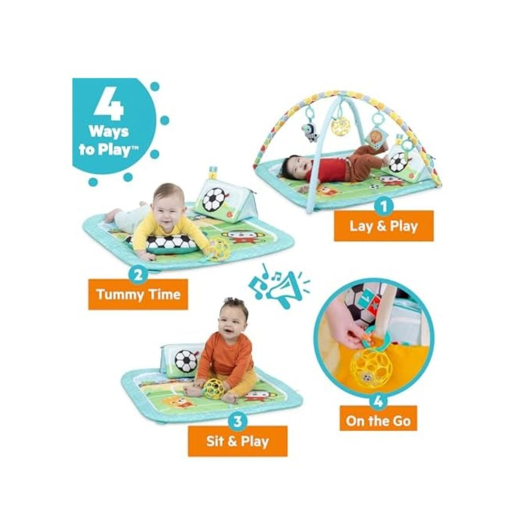 Bright Starts Grip & Kick Oball Activity Gym Playset, (73.9 x 73.9 x 47 cm)